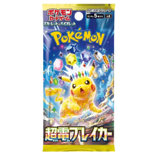 Super Electric Breaker sv8 Pokémon Booster Pack Japonés Original